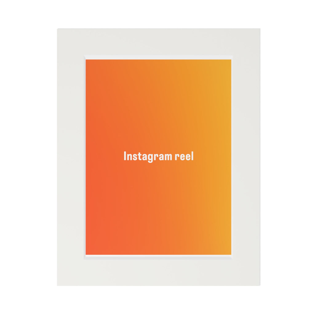 'Instagram Reel' Wall Art